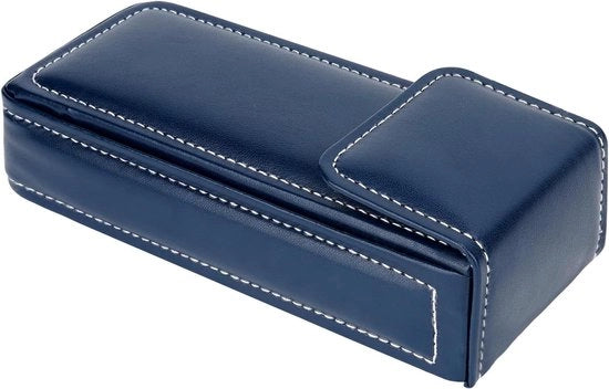 Supporto per occhiali da sole in plastica rigida extra grande - XXL - Blu