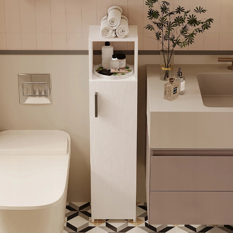MOBILE DA BAGNO A COLONNA LOFT  STRETTO BIANCO – MODERNO 101 CM