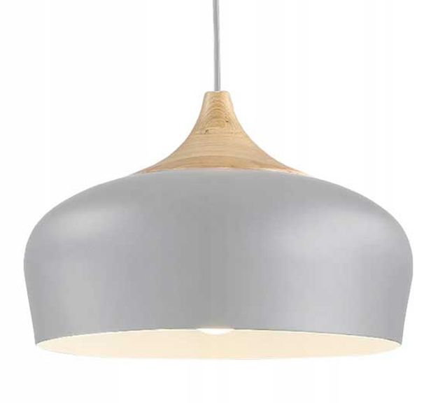 Lampada Da Soffitto Pensile Singola Bari Grigio