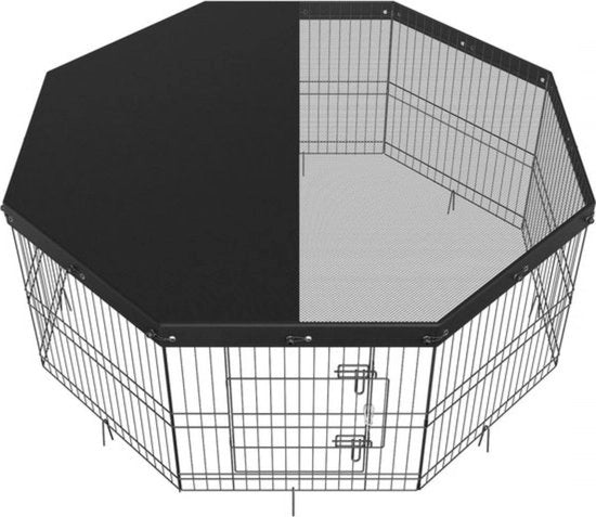 Casa per cani - 8 pezzi - Casa per cuccioli - Recinzione per animali - Ospedale esterno