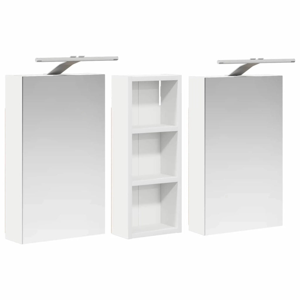 Set di Armadi da Bagno con lo scaffale 3 pcs 80 x 10,5 x 50 cm 3403656