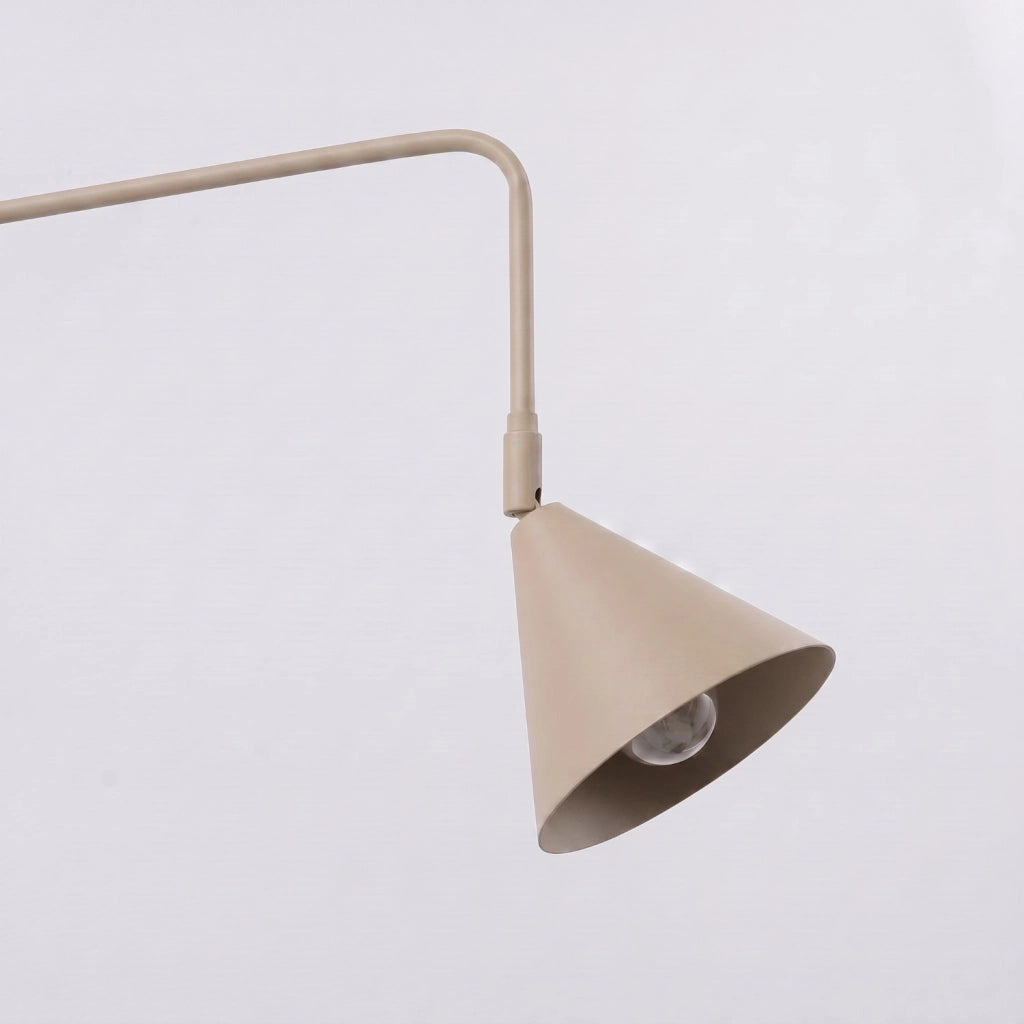 Applique NOX 2 taupe con interruttore