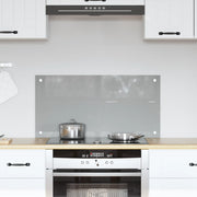 Schienale Cucina Grigio Chiaro 80x40x0,6 cm in Vetro Temperato