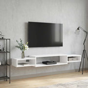 Mobile TV da Parete A parete Bianco 180 x 28 x 21 cm