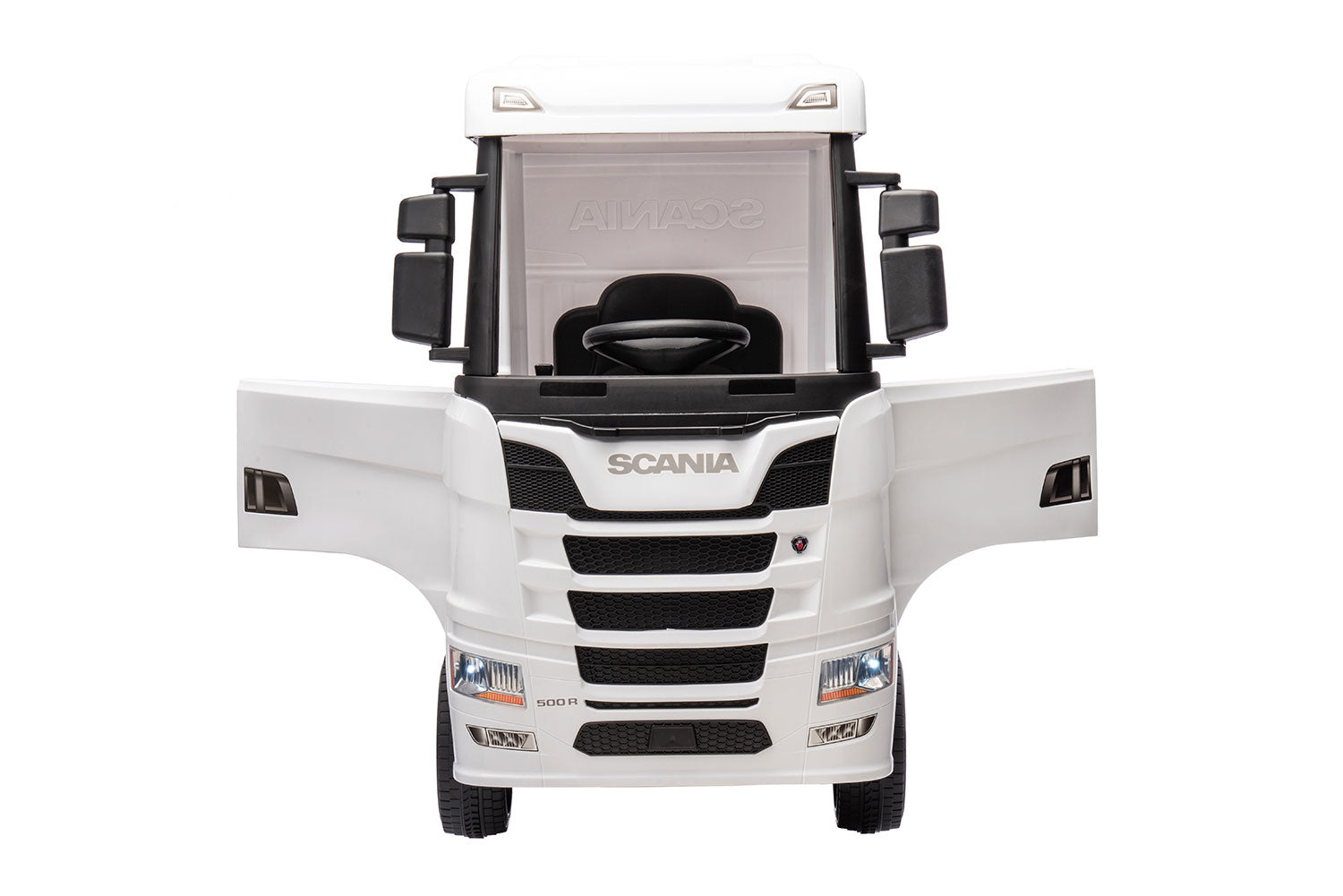 Camion Elettrico per Bambini 126x68x102 cm 24V Scania Bianco