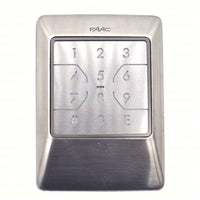 TRASMITTENTE VIA RADIO A COMBINAZIONE FAAC XKP W 433 INOX 404037 AUTOMAZIONE