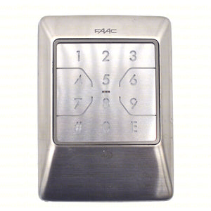 TRASMITTENTE VIA RADIO A COMBINAZIONE FAAC XKP W 433 INOX 404037 AUTOMAZIONE