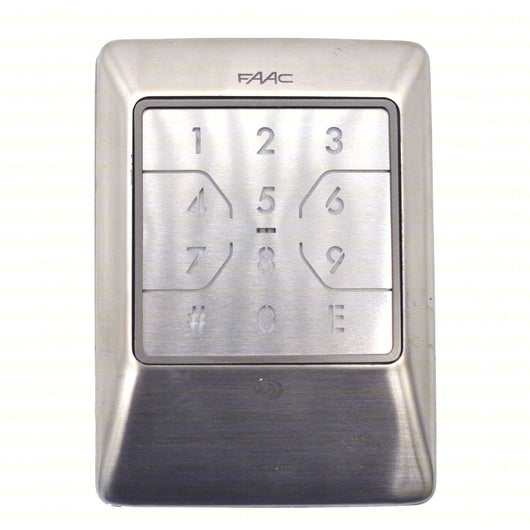 TRASMITTENTE VIA RADIO A COMBINAZIONE FAAC XKP W 433 INOX 404037 AUTOMAZIONE