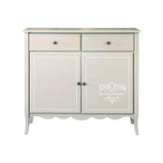 Credenza shabby tortora in legno 2 porte 2 cassetti 110x35x100 - Mobili 2G