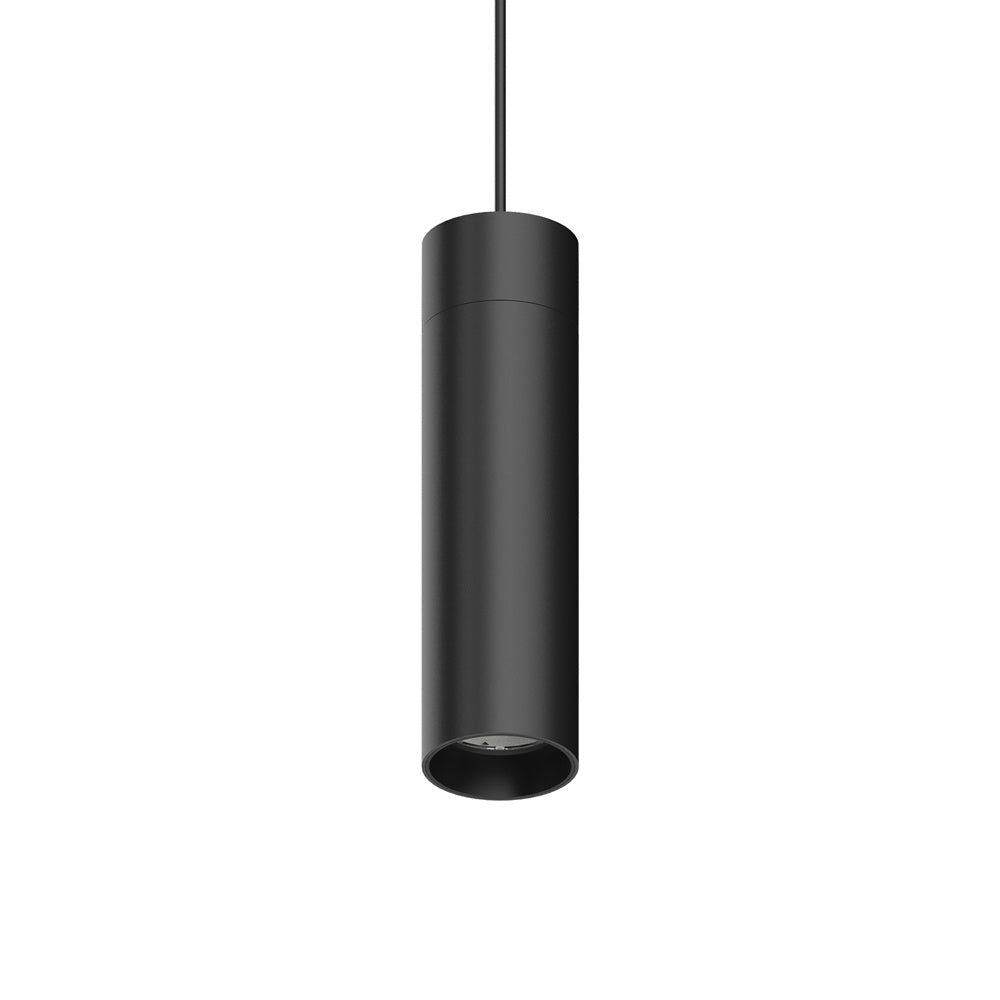 Pendente Per Binario Arca 21W 4000K Alluminio Nero Luce Calda