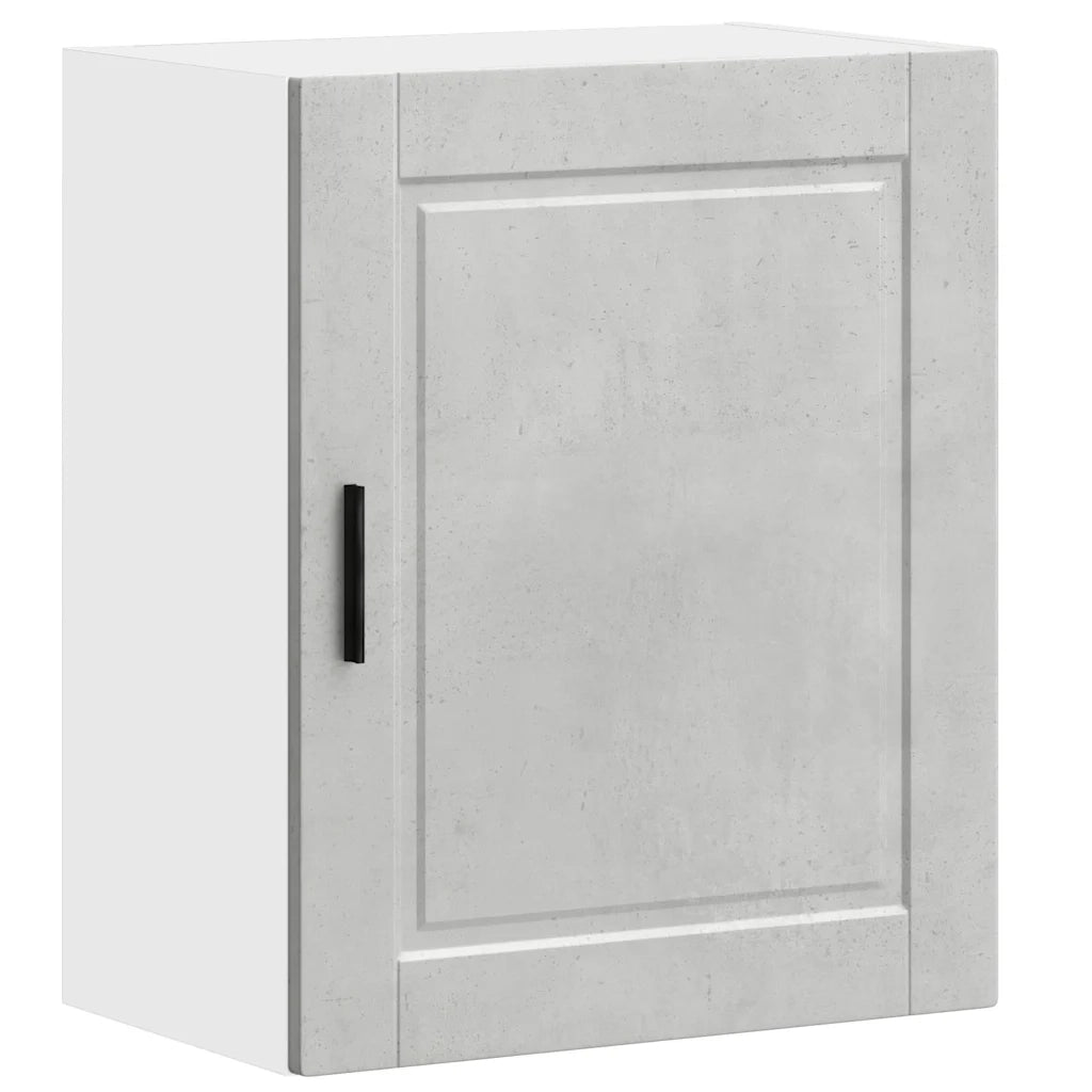 vidaXL Pensili da Cucina 2 pz Porto Grigio Cemento Legno Multistrato
