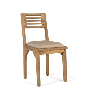 Set di due sedie in legno massello di mango