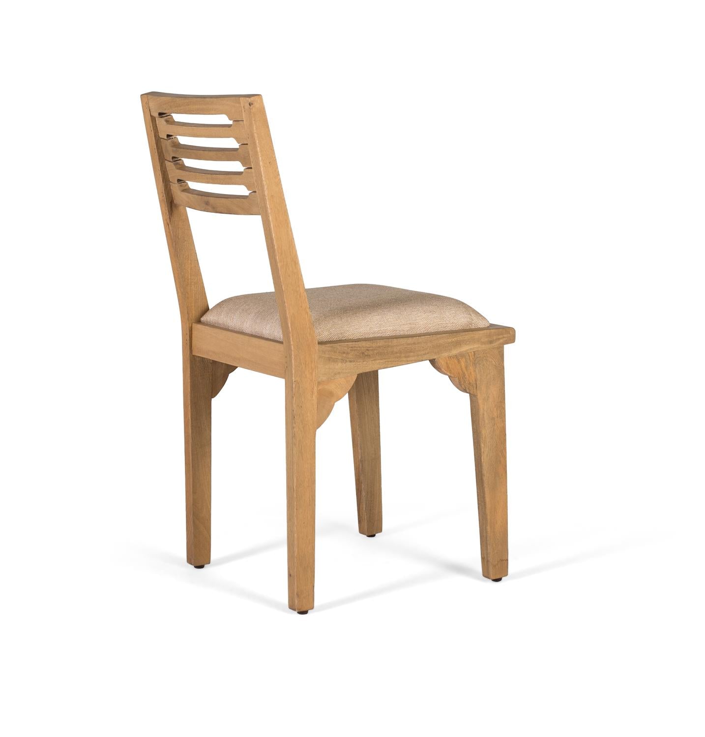 Set di due sedie in legno massello di mango