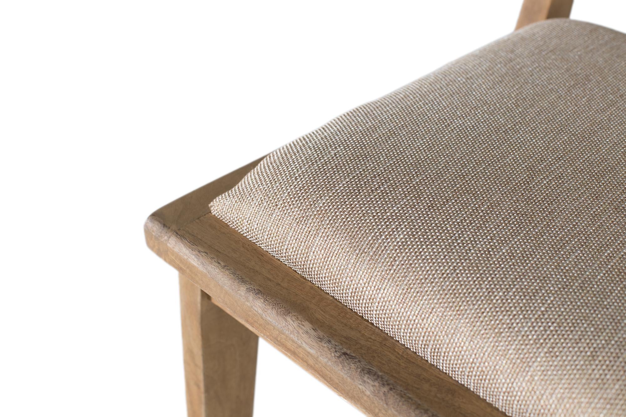 Set di due sedie in legno massello di mango