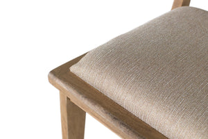 Set di due sedie in legno massello di mango