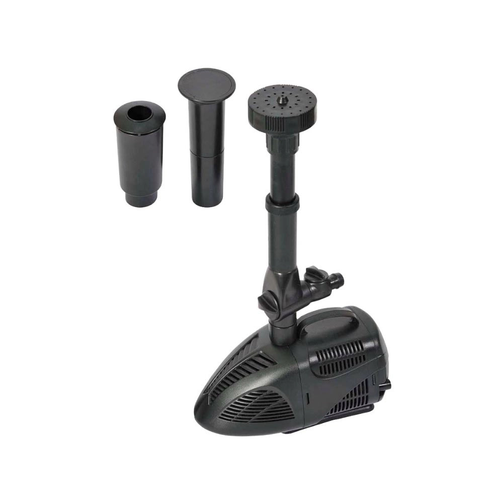 Set laghetto per giardino da 500 litri con pompa vx 1500 e 3 faretti sommergibili a led laghetto magic