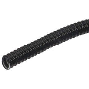 TUBO CORRUGATO + TIRAFILO  PVC NERO MM 25 MT  25
