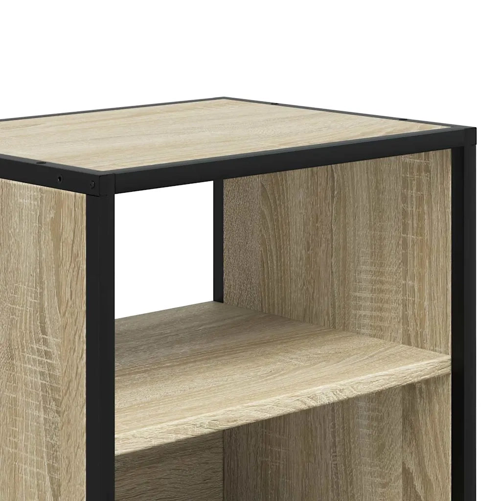 Set di 2 Comodini | Armadio da Notte | Mobiletto da notte a Muro Rovere Sonoma 40x31x39,5 cm