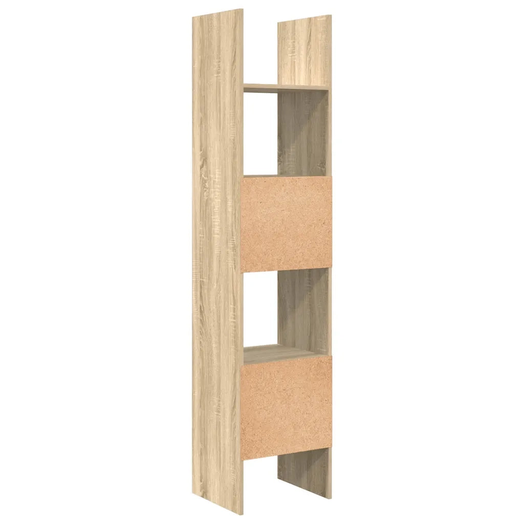 Libreria Rovere Sonoma 40x35x180 cm in Legno Multistrato 803401