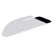 Copriasse Ricambio Asse da Stiro Combiboard 125x48 cm Cotone Spugna Feltro Grigio