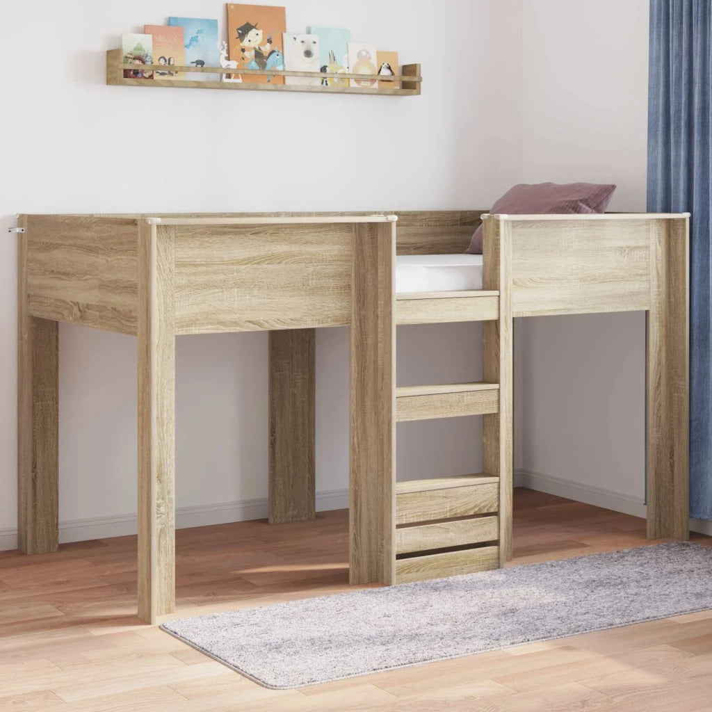 Letto a Castello per Bambini Rovere Sonoma 90 x 190 cm 3410477