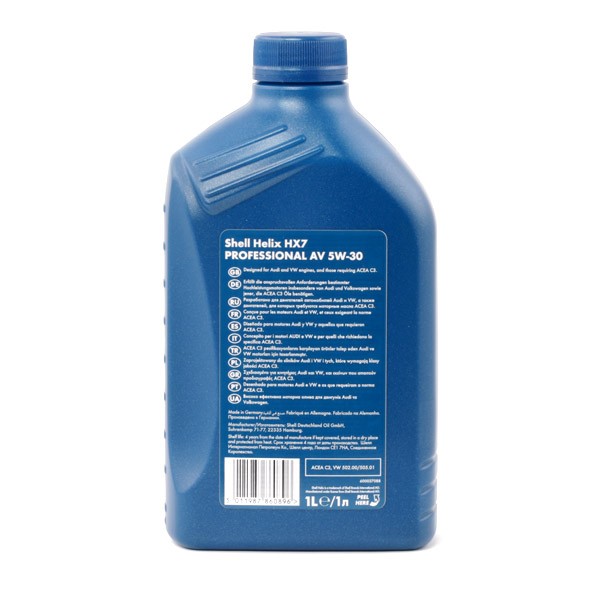 OLIO MOTORE SHELL HELIX HX7 5W-30 AV 1L C3