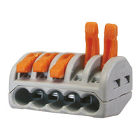 SET 3 MORSETTI FINO A 4MMQ PER 5 CAVI UNIPOLARI