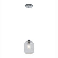 LAMPADARIO ASHFORD 1XE27 15XH150CM TRASPARENTE.
