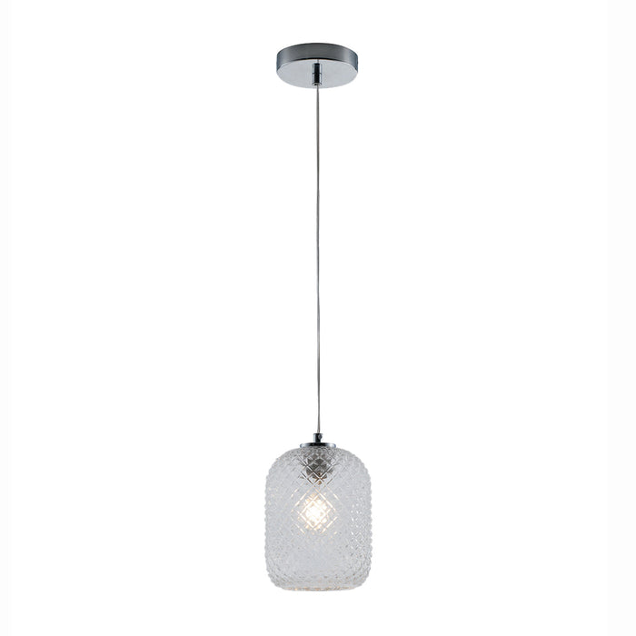 LAMPADARIO ASHFORD 1XE27 15XH150CM TRASPARENTE.