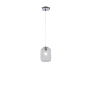 LAMPADARIO ASHFORD 1XE27 15XH150CM TRASPARENTE.