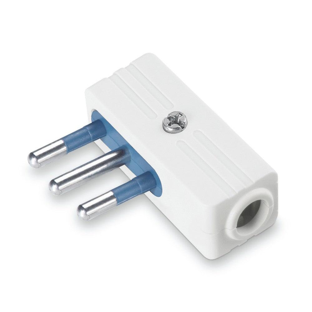 SPINA SALVASPAZIO 10A BIANCA 2 POLI CON TERRA