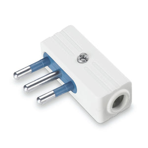 SPINA SALVASPAZIO 10A BIANCA 2 POLI CON TERRA