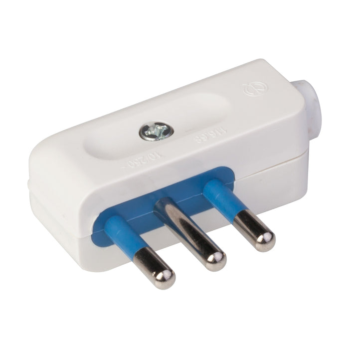 SPINA SALVASPAZIO 10A BIANCA 2 POLI CON TERRA