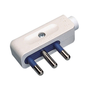 SPINA SALVASPAZIO 16A BIANCA 2 POLI CON TERRA