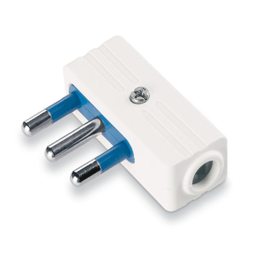 SPINA SALVASPAZIO 16A BIANCA 2 POLI CON TERRA