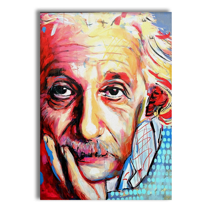 Albert -  Quadro Canvas Contemporaneo su telaio in legno Misura: 50x70 cm