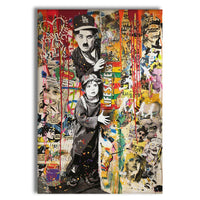 Charlie Dream -  Quadro Canvas Contemporaneo su telaio in legno Misura: 50x70 cm