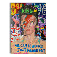 David Pop -  Quadro Canvas Contemporaneo su telaio in legno Misura: 70x100 cm