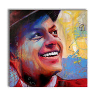 Frank -  Quadro Canvas Contemporaneo su telaio in legno Misura: 100x100 cm