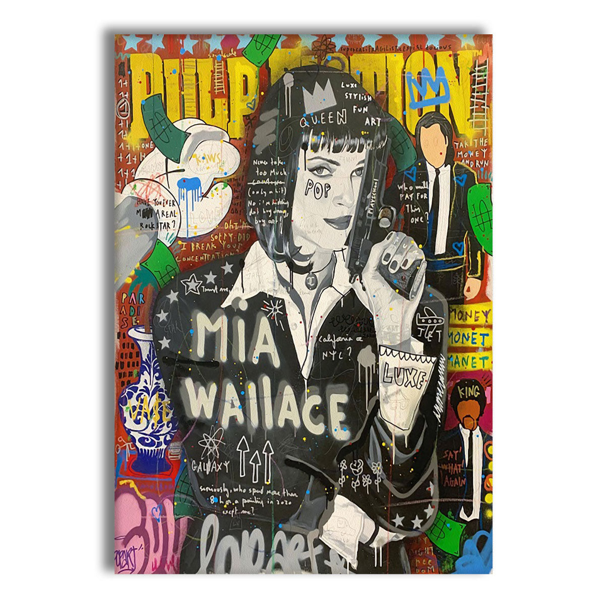 Mia -  Quadro Canvas Contemporaneo su telaio in legno Misura: 50x70 cm