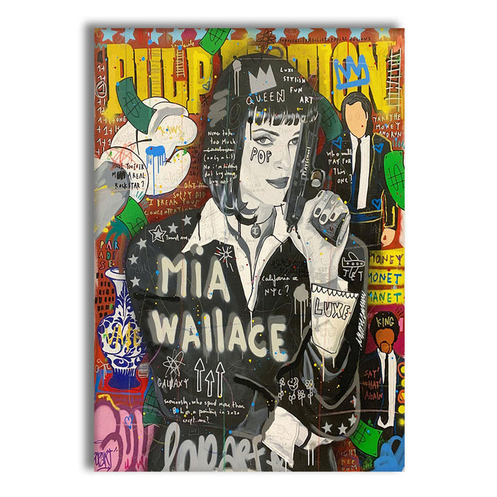 Mia -  Quadro Canvas Contemporaneo su telaio in legno Misura: 50x70 cm