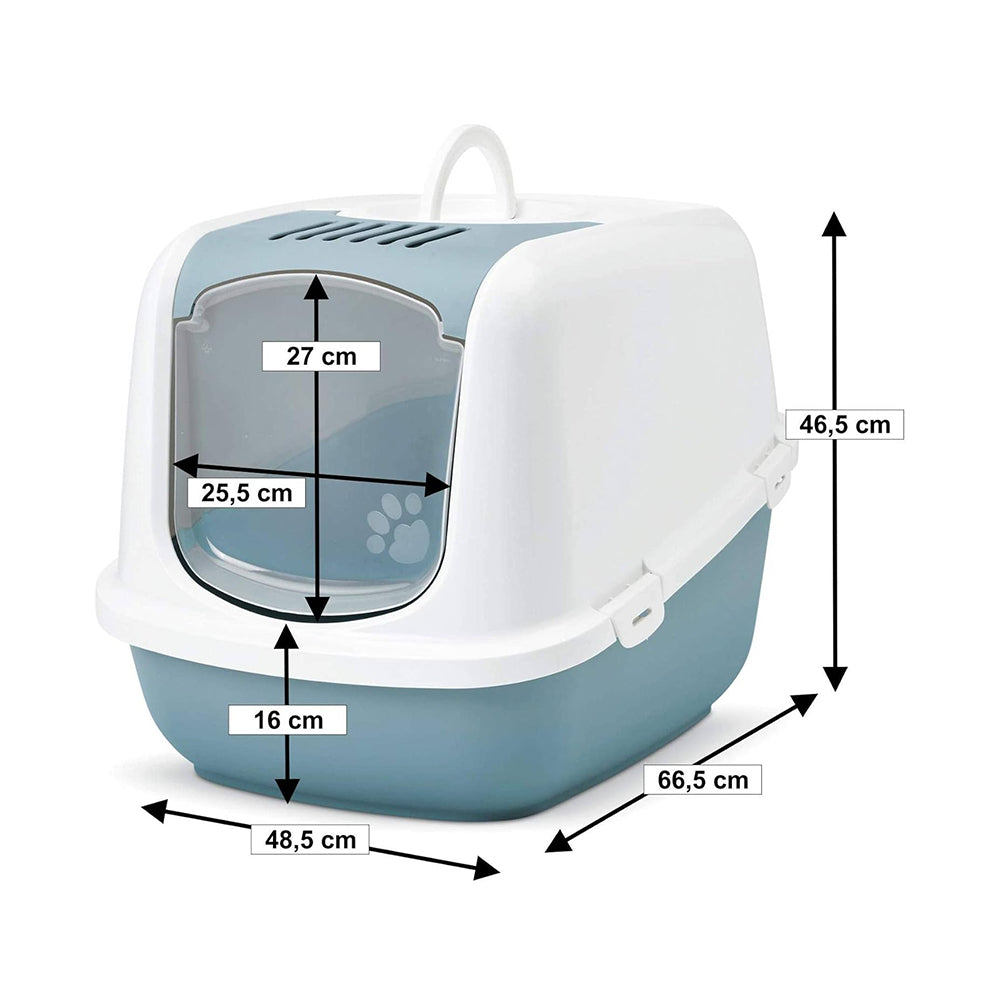 Beeztees Nestor Jumbo - 2XLettiera per Gatti, Blu