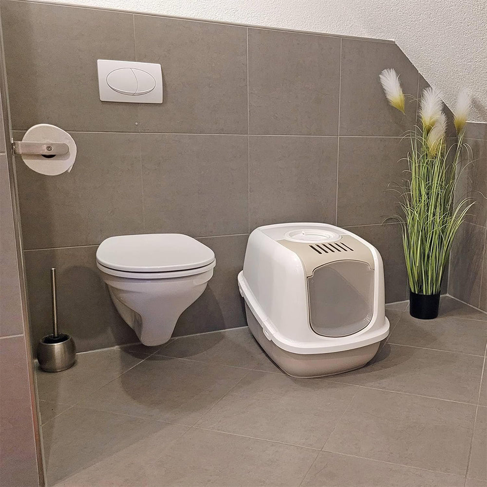 Beeztees Nestor Jumbo - Lettiera per Gatti, Beige, Confezione da 2