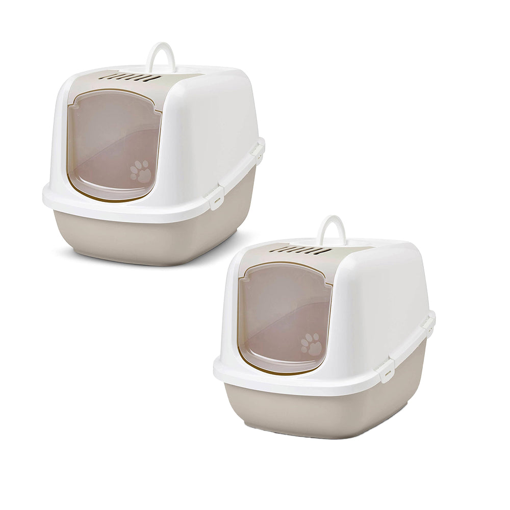 Beeztees Nestor Jumbo - Lettiera per Gatti, Beige, Confezione da 2