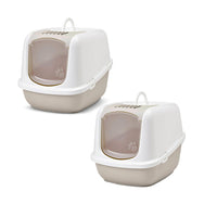 Beeztees Nestor Jumbo - Lettiera per Gatti, Beige, Confezione da 2