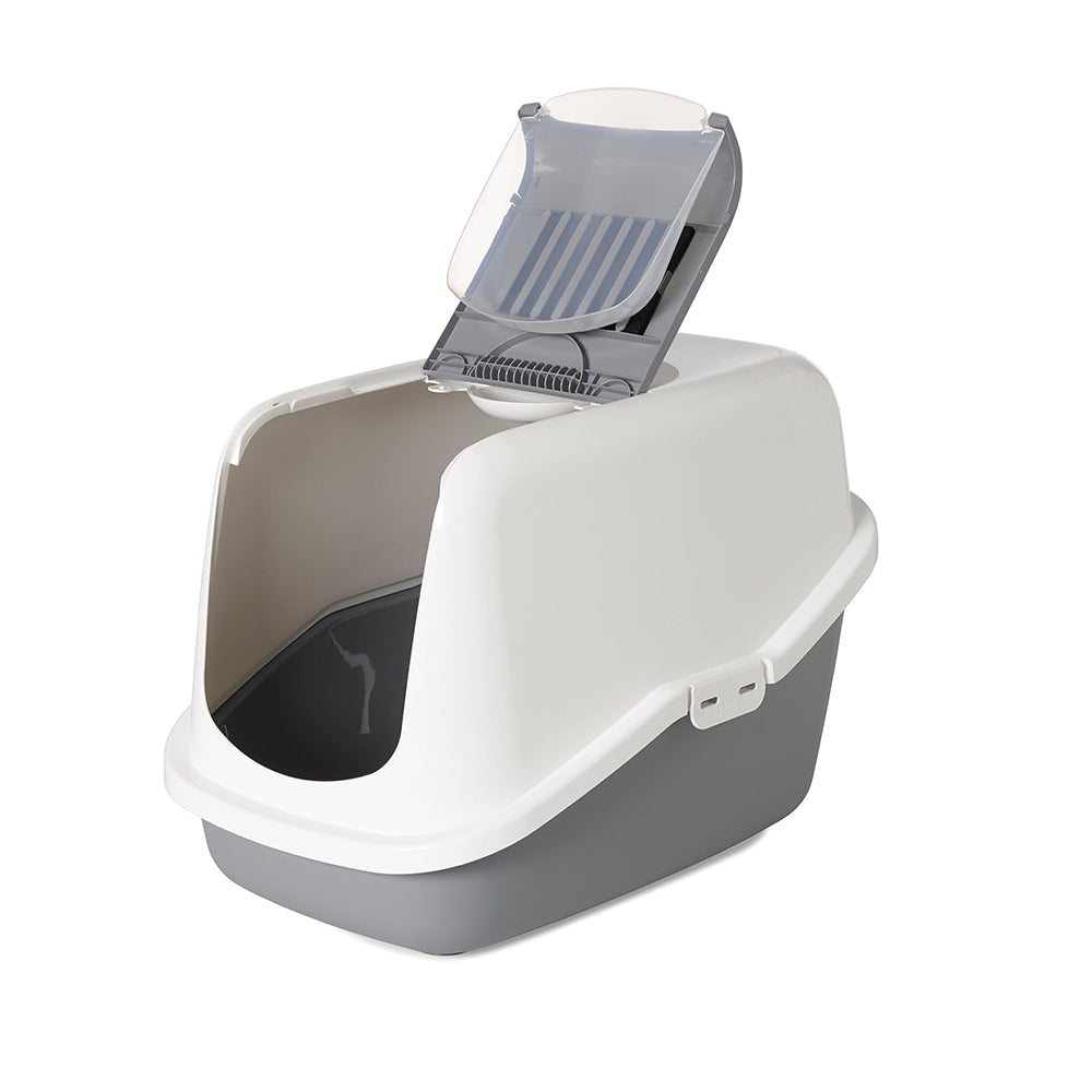 Toilette Nestor per Gatti - Con Coperchio e Accesso Facile