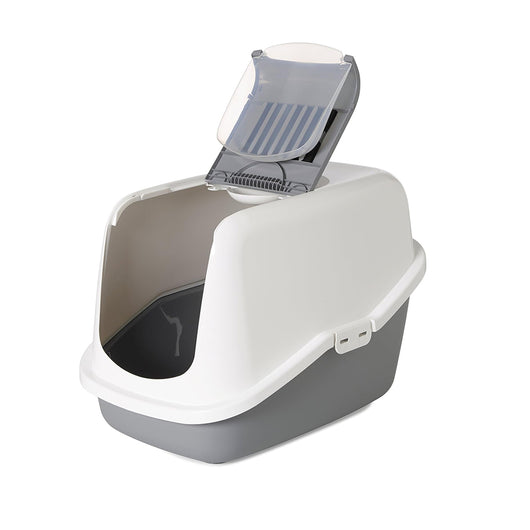 Toilette Nestor per Gatti - Con Coperchio e Accesso Facile