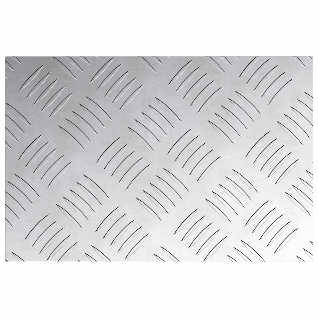 Gradini per Scale 4 pz | Tappetini per scale autoadesivi Argento 30 x 20 cm Alluminio