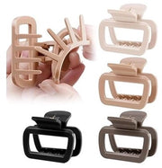 4 clip per capelli in nylon, flessibili e resistenti alle rotture, presa salda