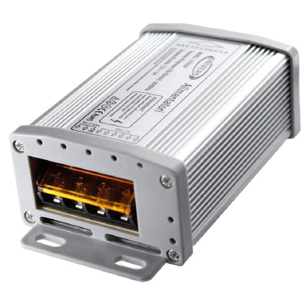 Trade Shop - Alimentatore Stabilizzato 12v 5a 60 W Trasformatore Telecamere Strip Led Ss-60 -